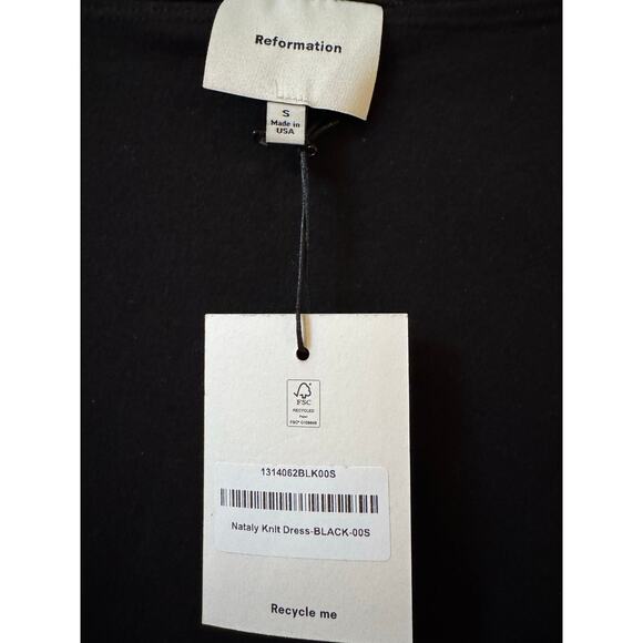Reformation Nataly Knit Dress black - Picture 5 of 8